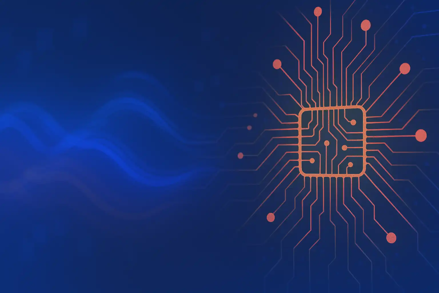 A digital representation of AI and data security, symbolizing AI governance.
